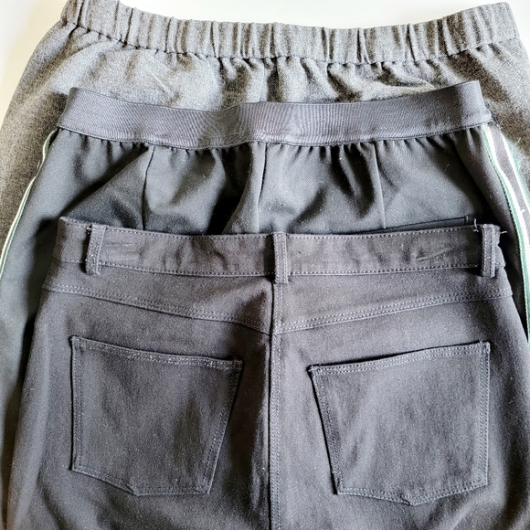 Zara H&M Pants Trouser Bundle Ankle Length Three Pairs Sz L / 38 / 40 - Picture 2 of 14